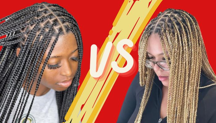 Knotless Braids vs Box Braids The Pros and Cons!