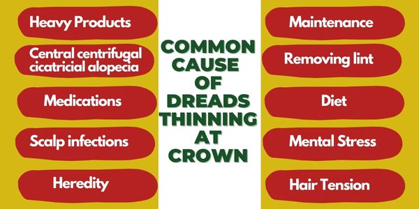 Common Cause Of Dreads Thinning At Crown
