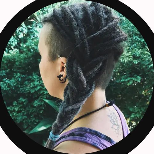Mohawk Dreads Girls Hairstyle 4