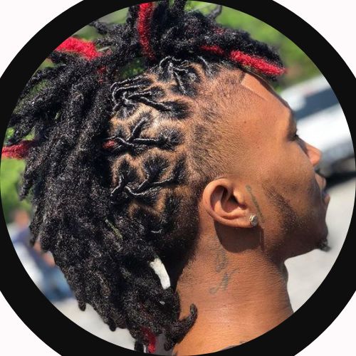 Mohawk Dreads Hairstyle 14