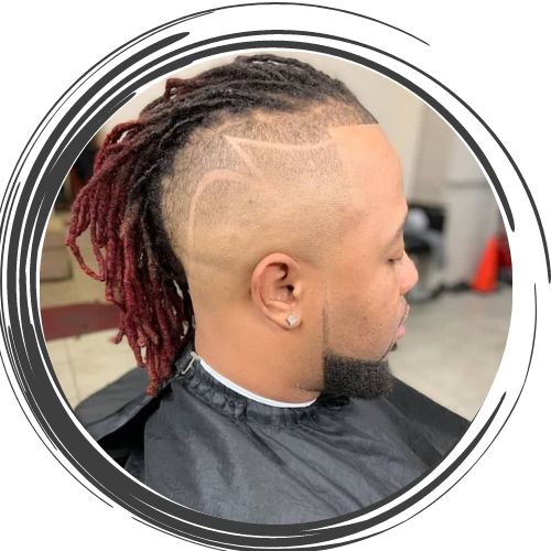 Fade Mohawk Dreads 12