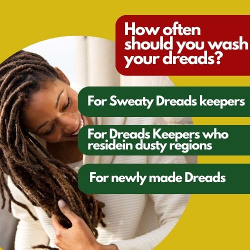 wash dreads