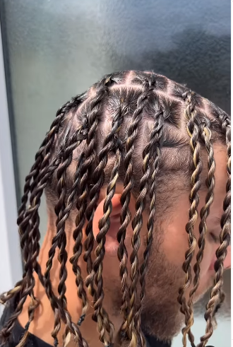 13. Straight Hair Two Strand Twist