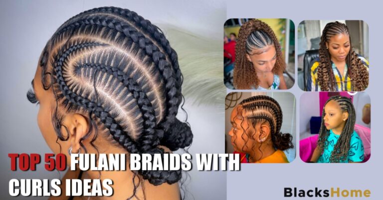fulani braids with curly ideas