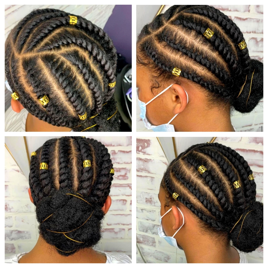 Accessorized Flat Twists