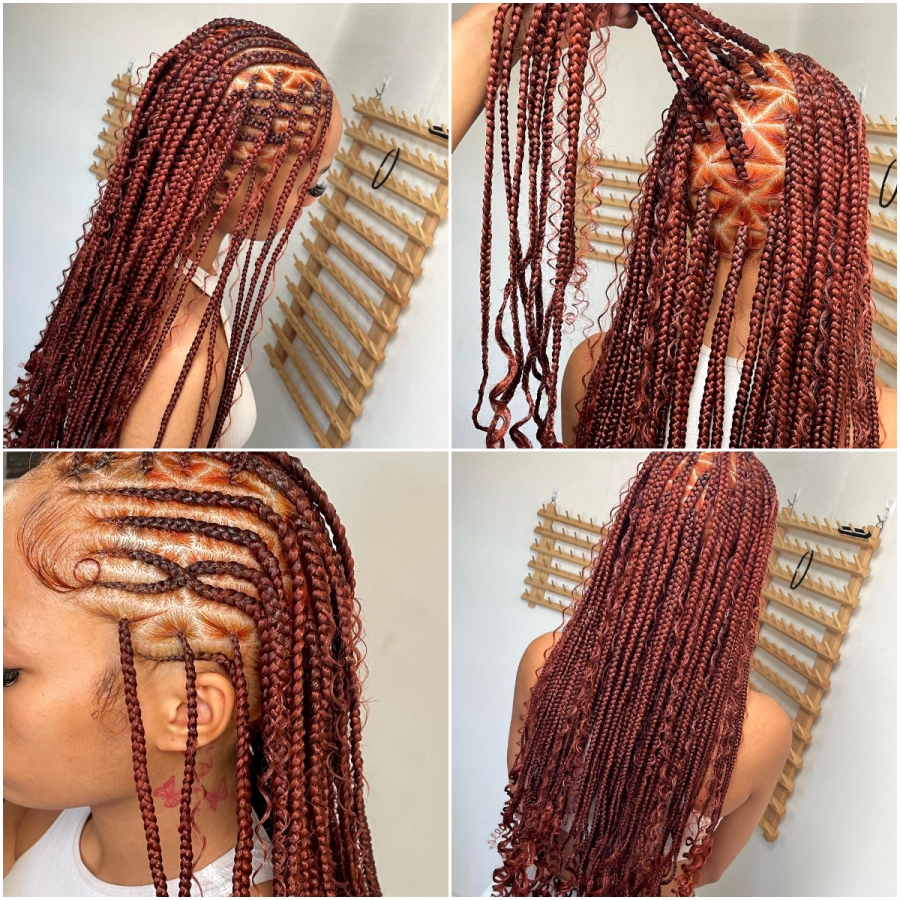 Flip Over Fulani Bohemian Braids