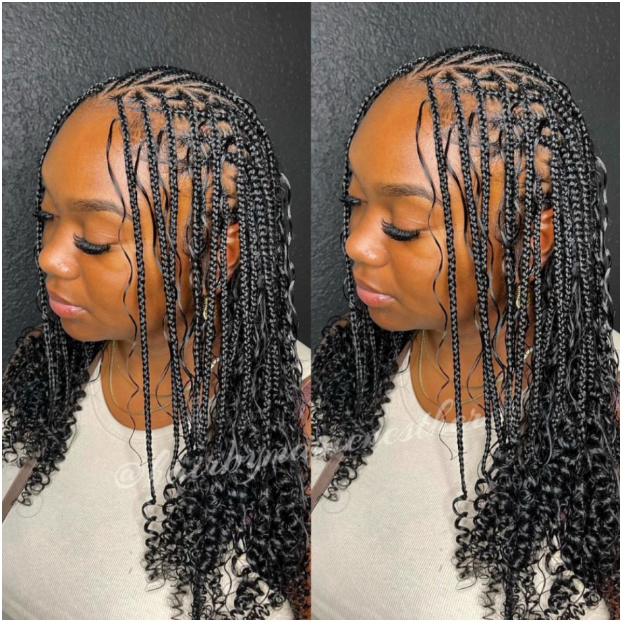  Florissant Knotless Braids