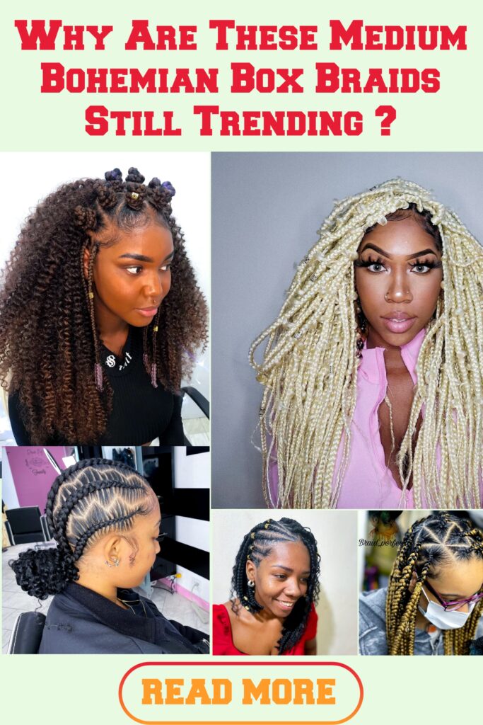 Bohemian Medium box braids - Pin 4