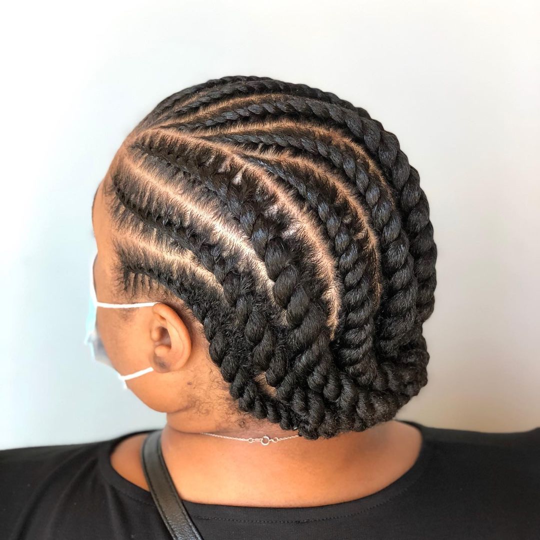 Cornrow Flat Twists