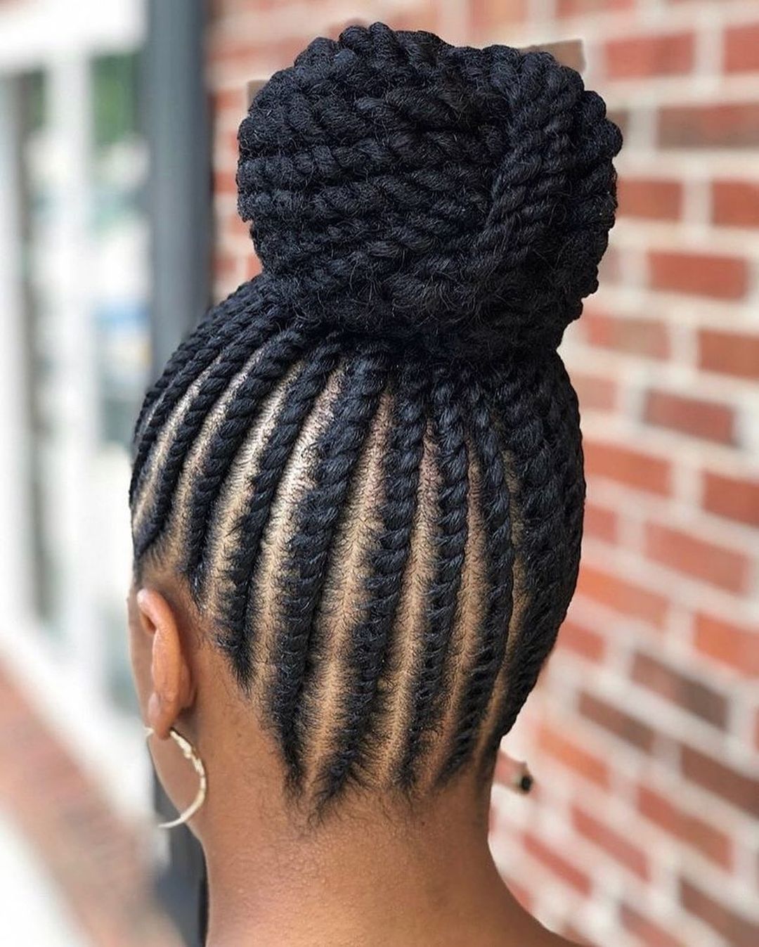 Flat Twist Bun