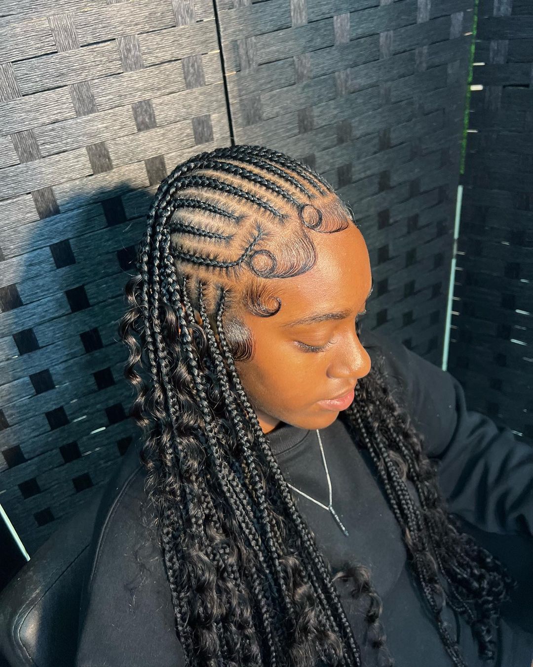 20. Fulani Cornrow Braids, Butt Length