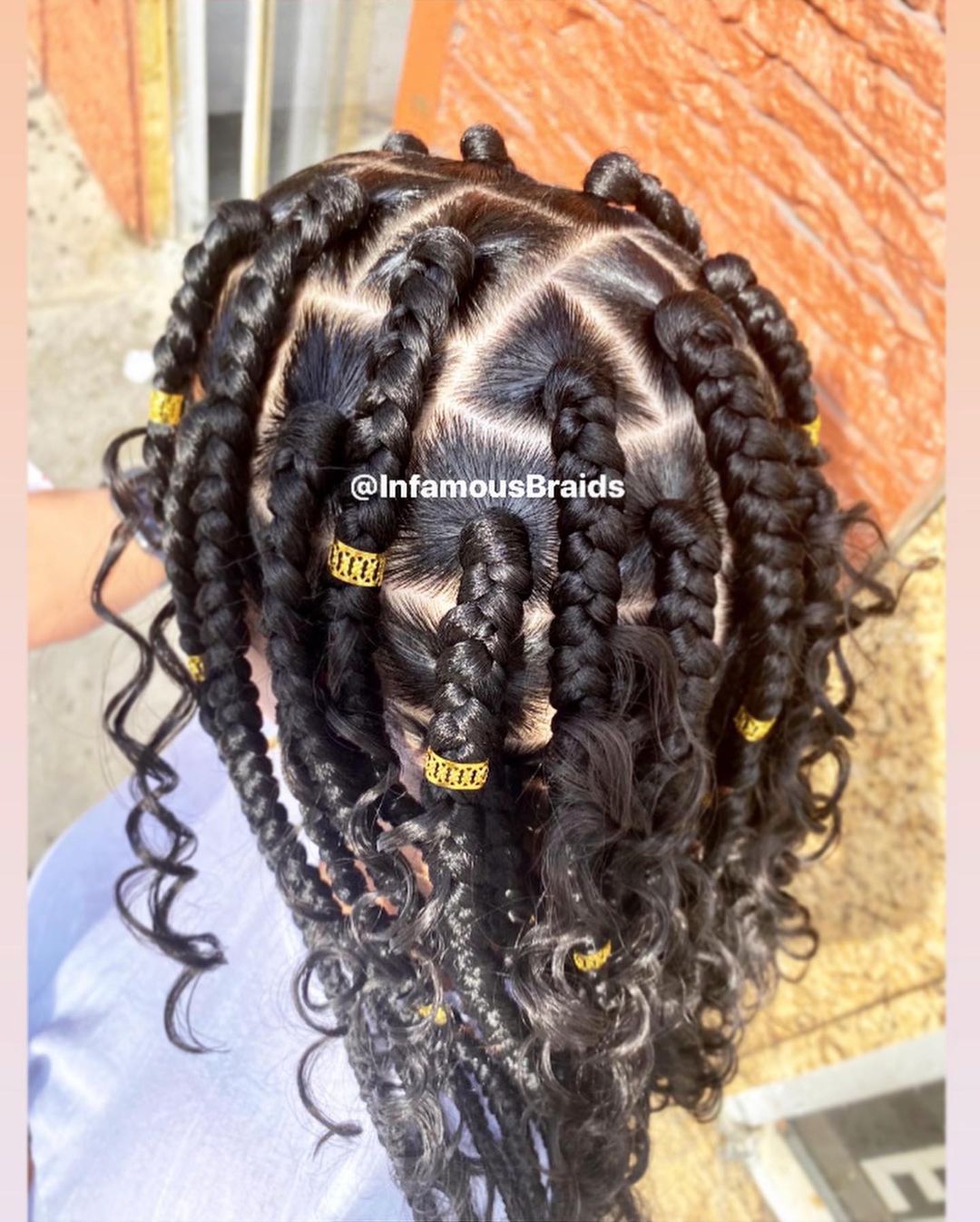 Large Boho Box Braids