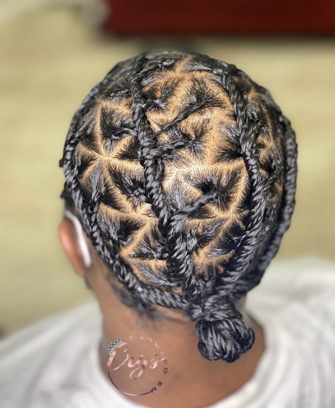 Two Strand Twist Low Bun