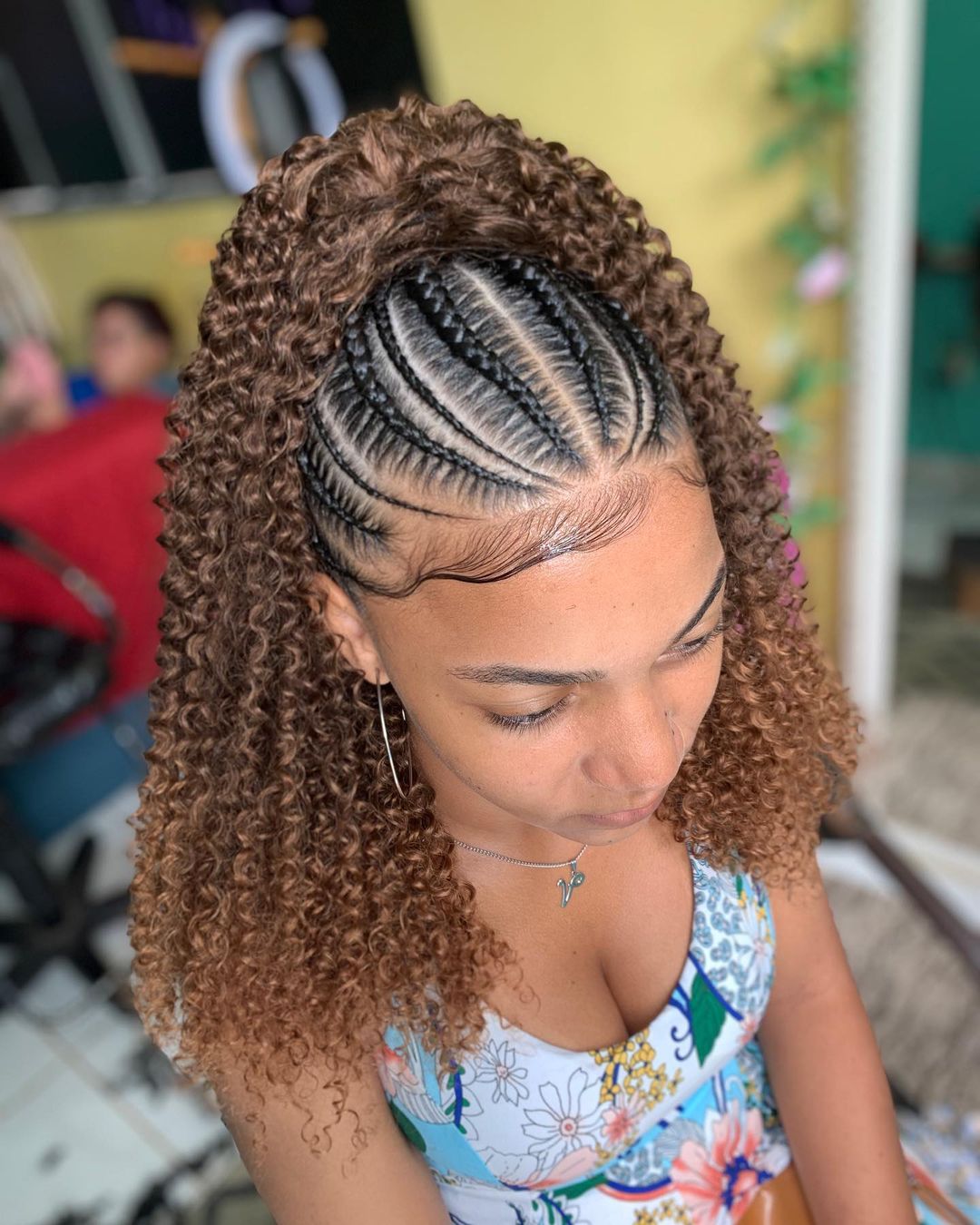 16. Cornrow with Interlace