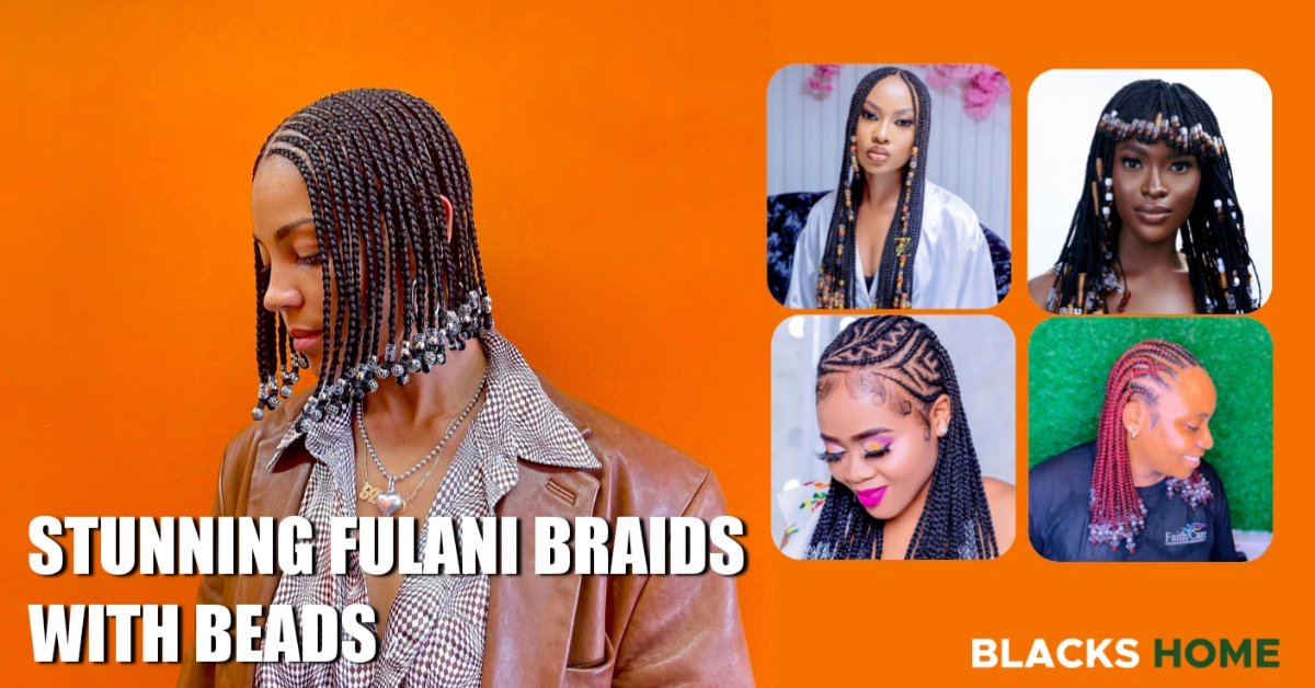 Fulani Braids with beads