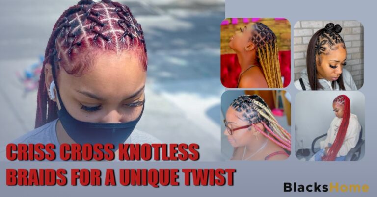 cross cross knotless braids