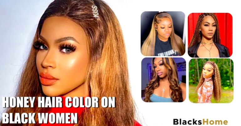 Honey brown color on black women