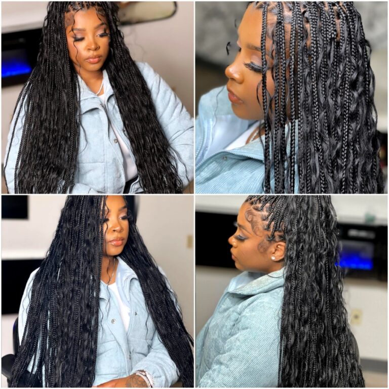 60 Small Bohemian Knotless Braids: Simply Mesmerizing!