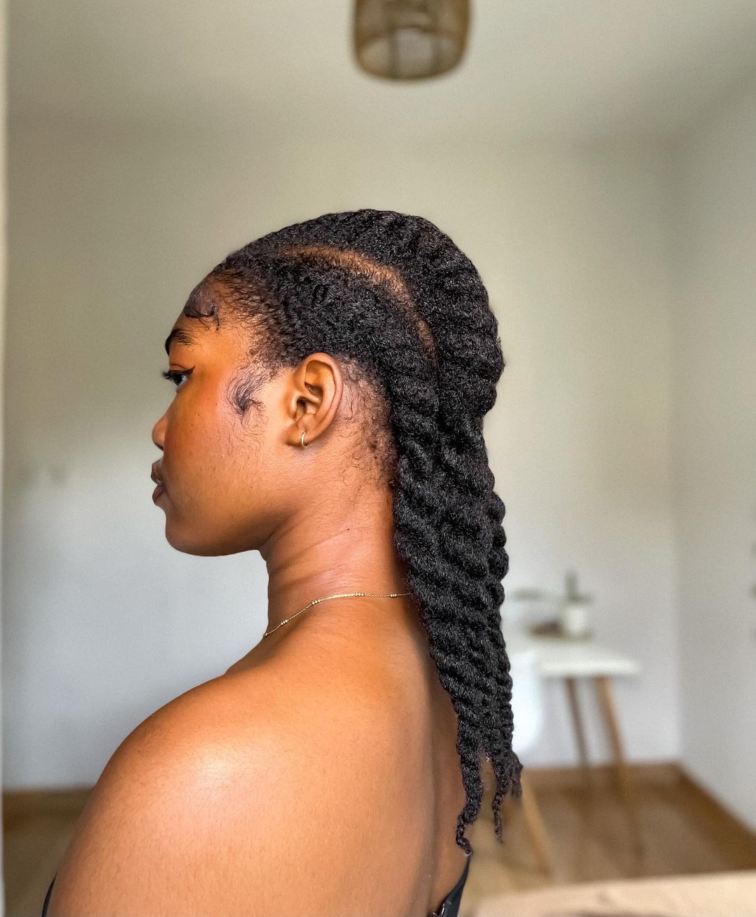 20. Jumbo Cornrow Twists