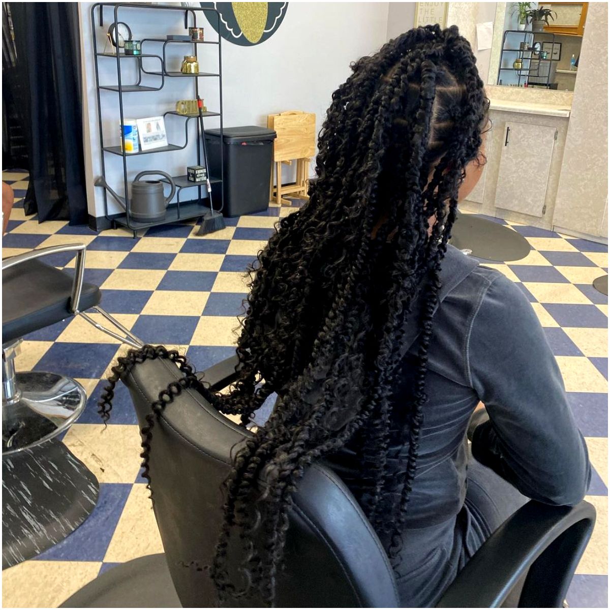 Bold Lengthy Passion Twists With Curls