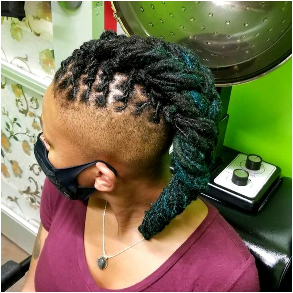 French Mohawk Dreads
