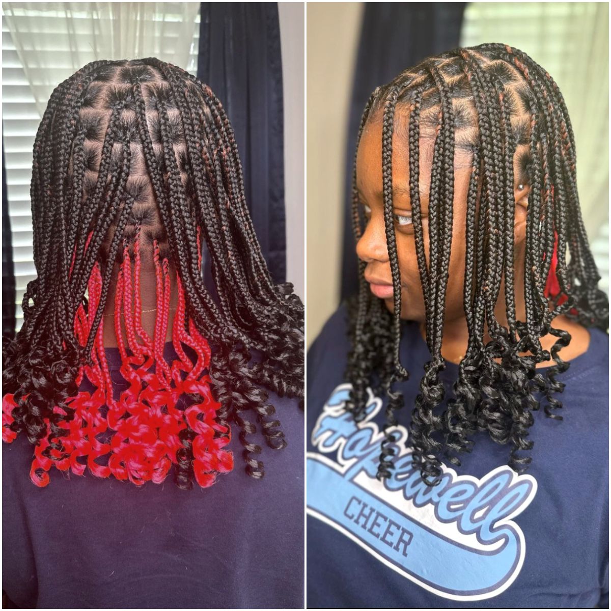 53. Peek-a-Boo Pink BOHO Braids