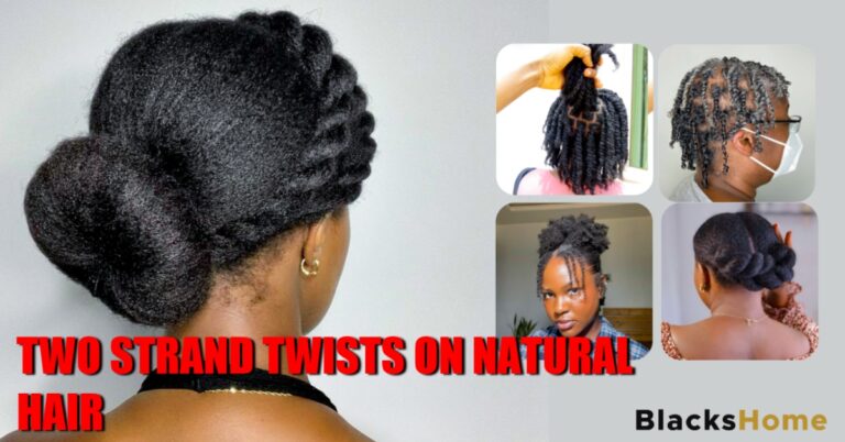 two strand twist on natural hair