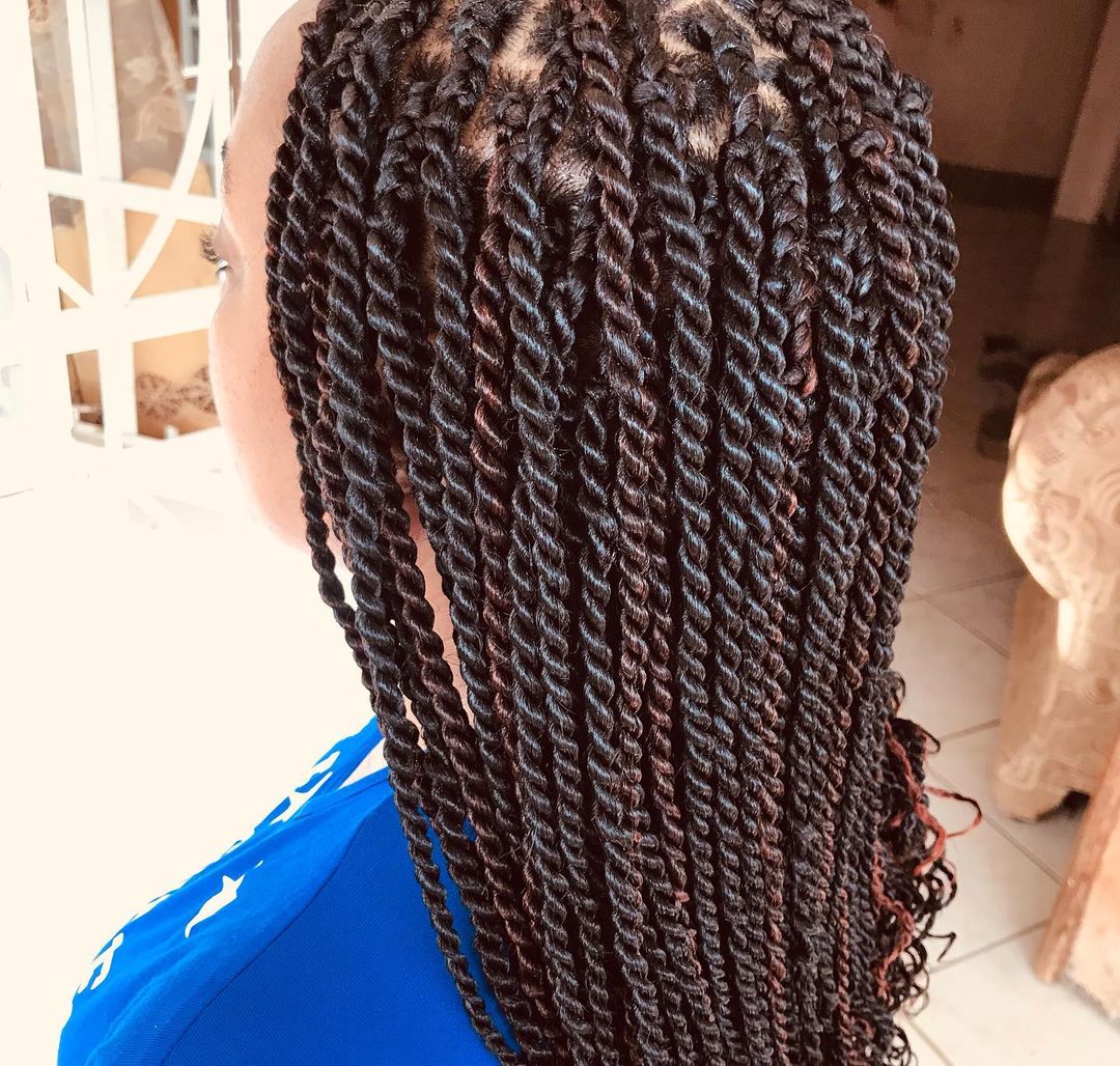 2. Mixed-Colored Full Small Two Strand Twists